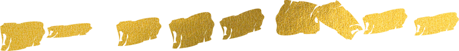Gold Brush Strokes